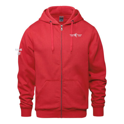 Surfer Unisex Bilingual Emblem Embroidered Full Zip Thumbnail