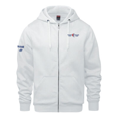 Surfer Unisex Bilingual Emblem Embroidered Full Zip Thumbnail